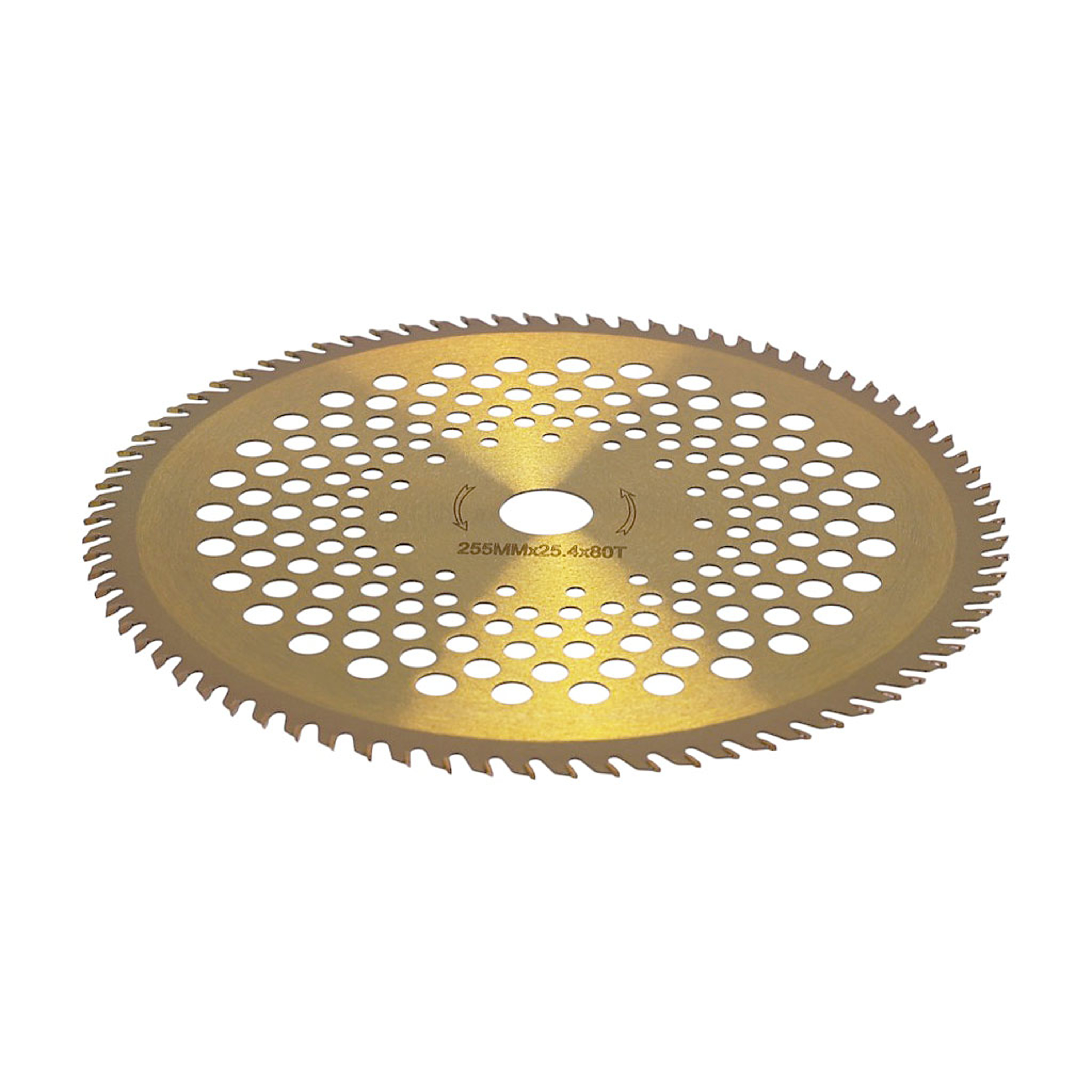 Karbidový nůž pro křovinořezy 80 zubý rozměr 255 mm x 25,4 mm