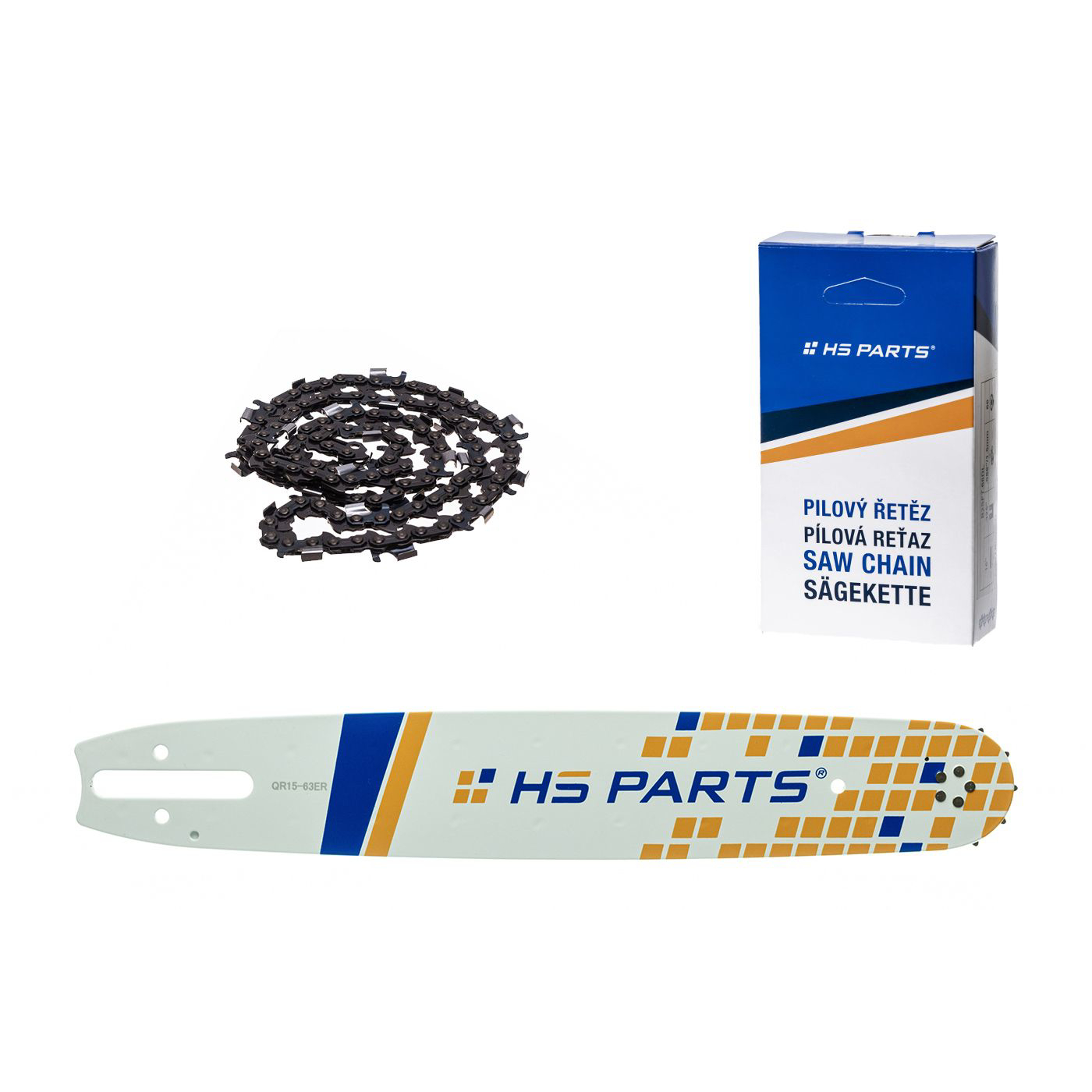 HS PARTS vodící lišta 15" (38 cm) 3/8" .063" (1,6 mm) + řetěz na podélné řezání 56 článků pro Stihl 041 042 036 044 048 066 MS290 MS310 MS360 MS361 MS362 MS391 MS440 MS441 MS462 MS460 MS640 MS650 MS660 MS500i