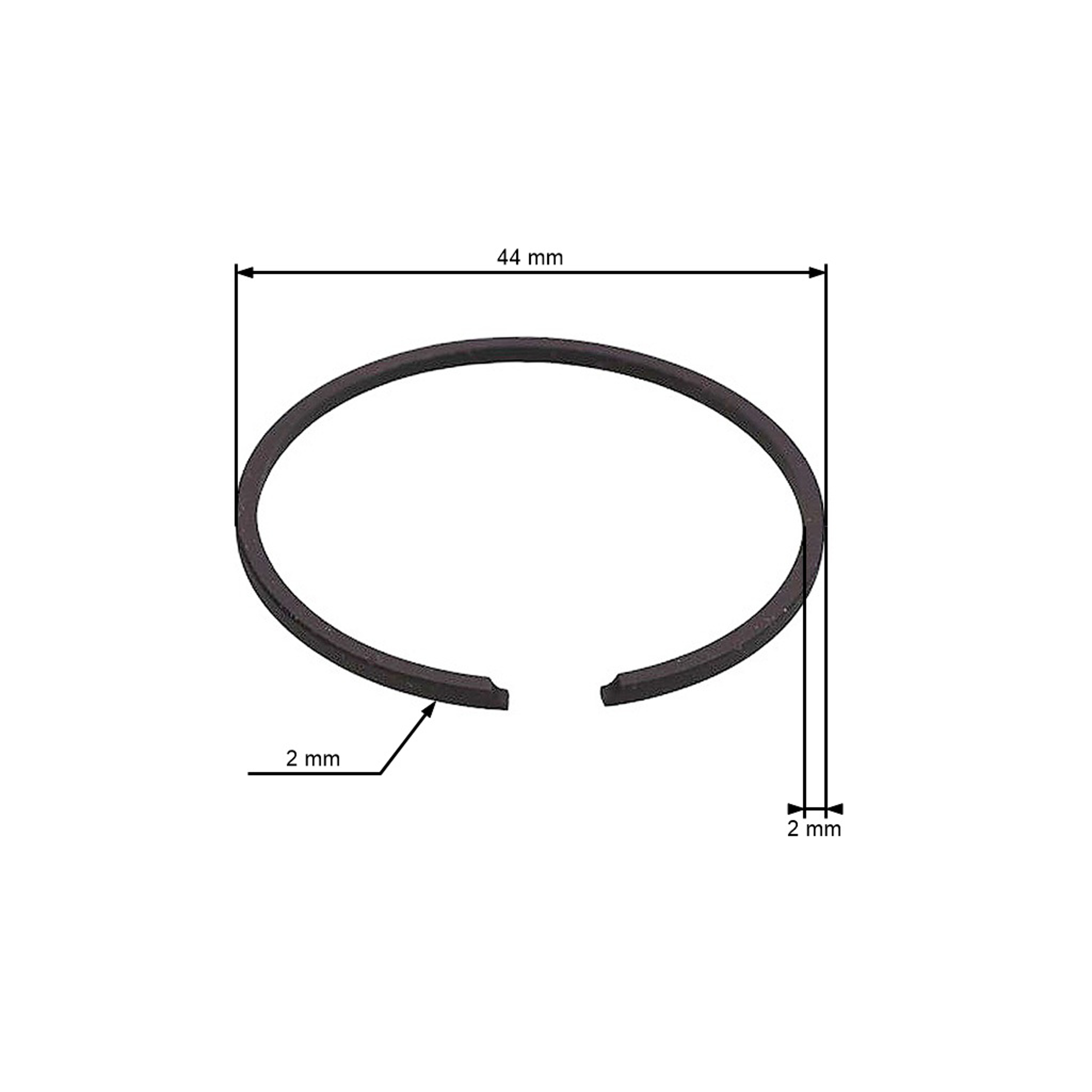 Kompletní válec s pístem pro motorové pily Husqvarna 445 445E 450 450E 450 Rancher Jonsered CS2245 CS2250 S 44 mm (OEM 544119802)