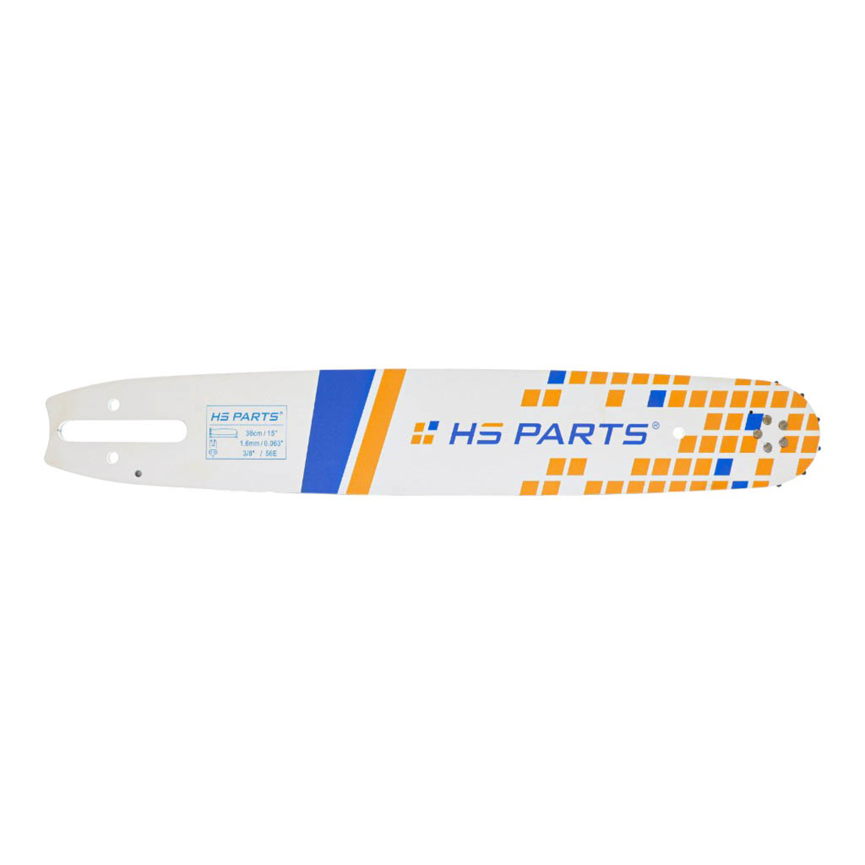 HS PARTS vodící lišta 15" (38 cm) 3/8" .063" (1,6 mm) pro Stihl 034 036 039 041 042 044 046 056 066 MS290 MS390 MS340 MS360 MS361 MS362 MS380 MS381 MS440 MS460 MS441 MS640 MS650 MS660 MS500i MS880