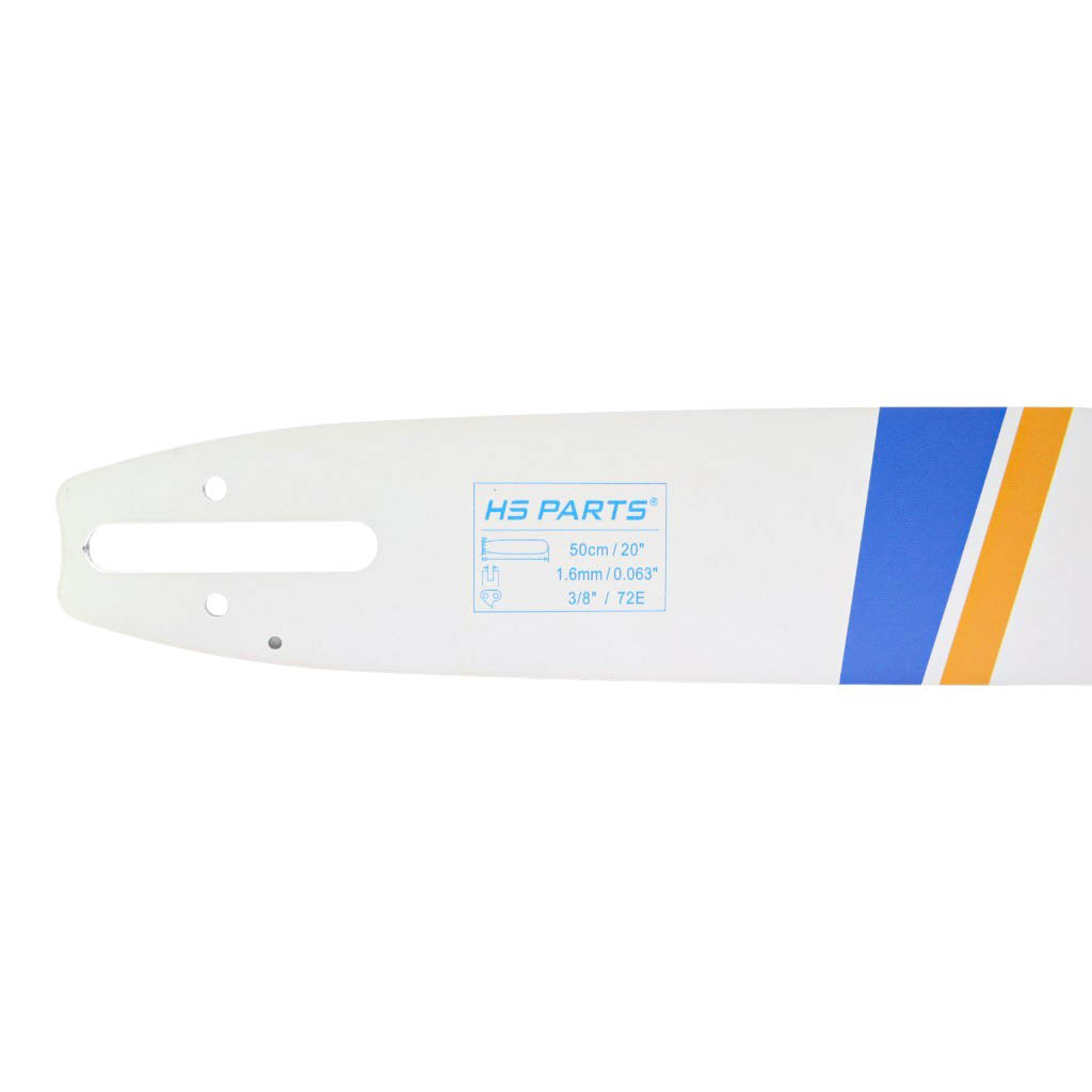 HS PARTS vodící lišta 20" (50 cm) 3/8" .063" (1,6 mm) pro Stihl 034 036 039 041 042 044 046 056 066 MS290 MS390 MS340 MS360 MS361 MS362 MS380 MS381 MS440 MS460 MS441 MS640 MS650 MS660 MS500i MS880