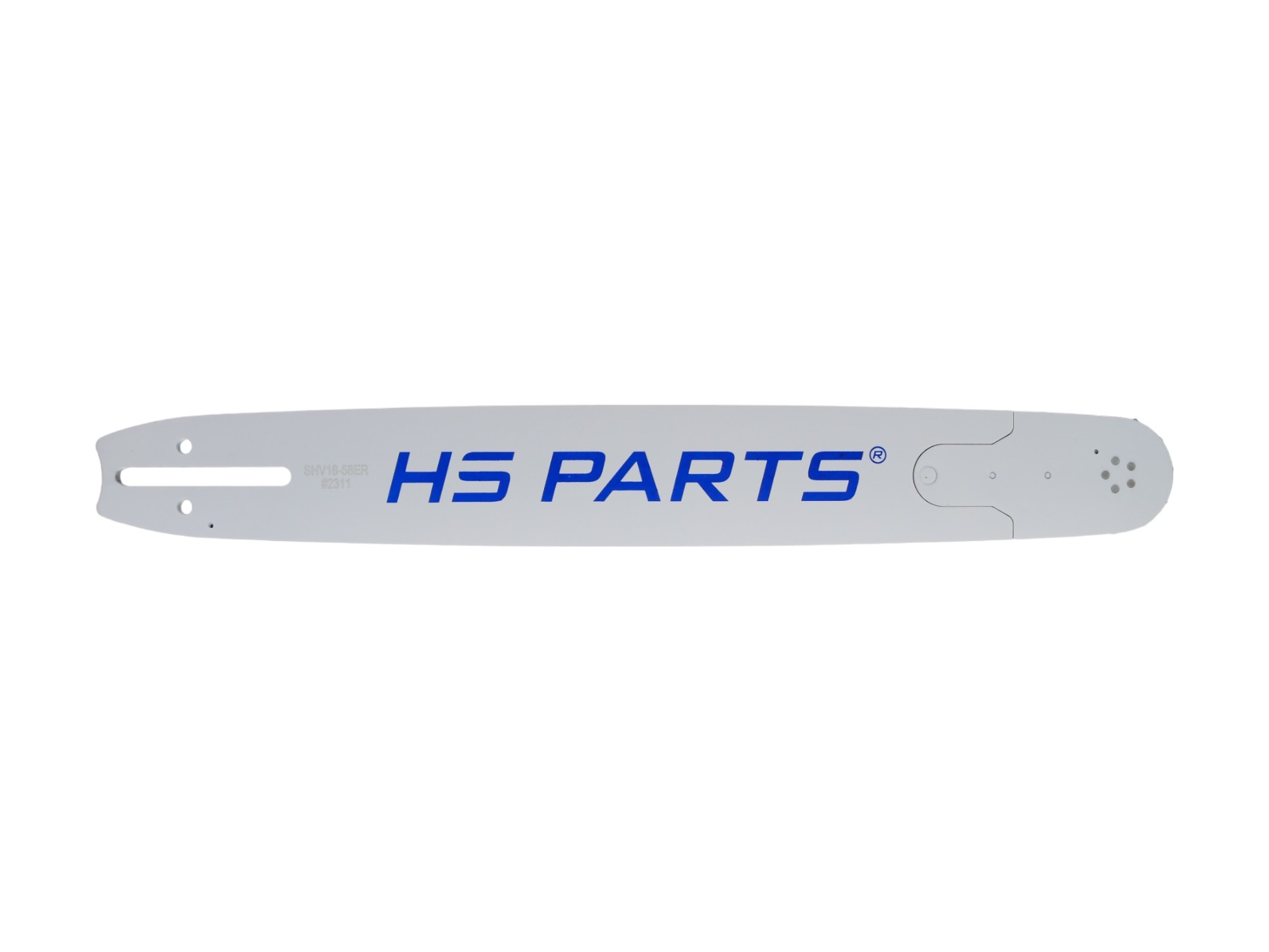 HS PARTS profesionální vodící lišta 18" (45 cm) 3/8" .058" (1,5 mm) 68 článků pro Husqvarna 61 66 266 268 272 365 372XP 281 298 380 385 585 Solo 665 670 681 Jonsered 2077 2171 Dolmar PS6400 PS7900 Shindaiwa 285 300 550 Echo CS3500