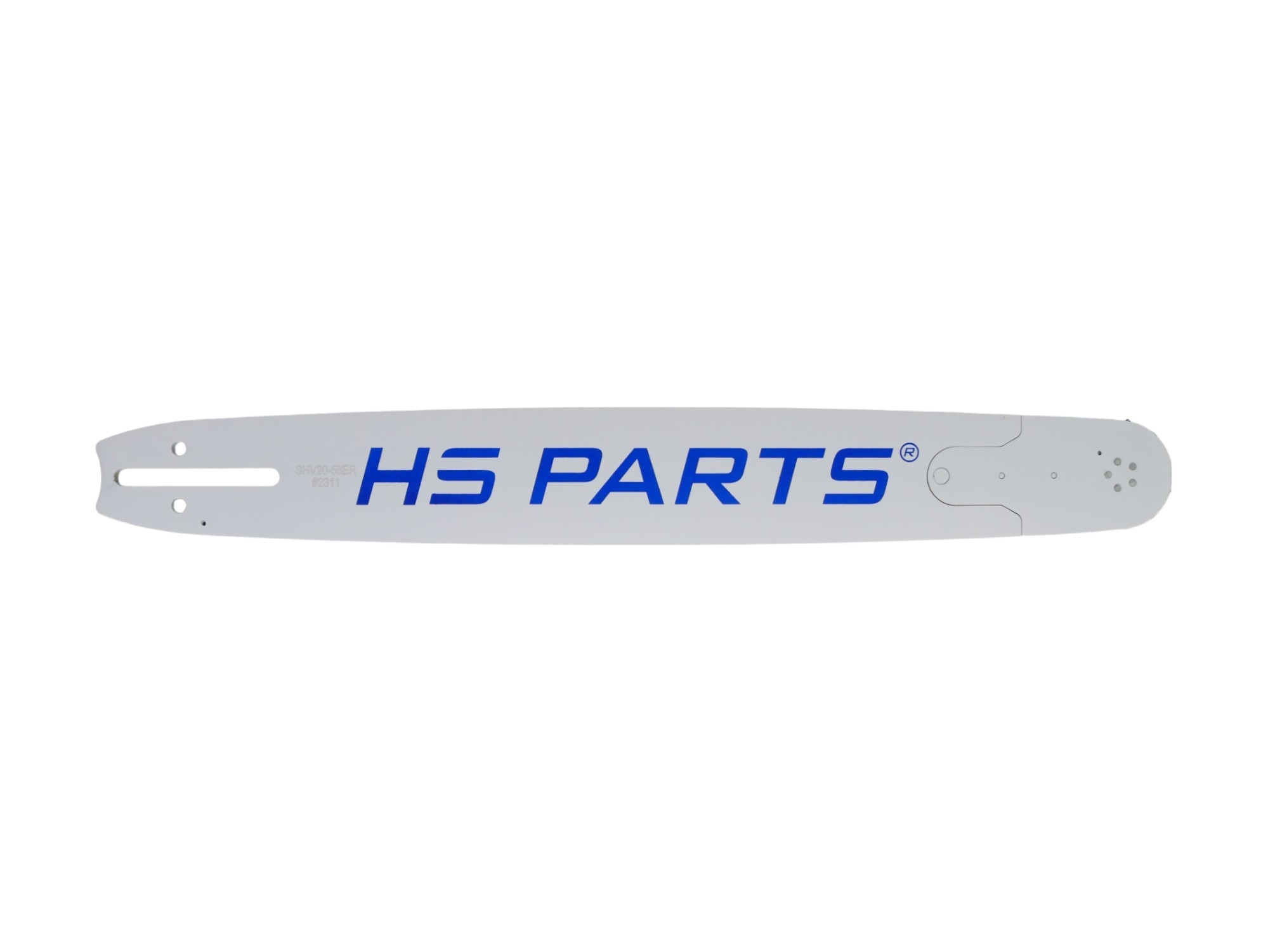 HS PARTS profesionální vodící lišta 20" (50 cm) 3/8" .058" (1,5 mm) 72 článků pro Husqvarna 61 66 266 268 272 365 372XP 281 298 380 385 585 Solo 665 670 681 Jonsered 2077 2171 Dolmar PS6400 PS7900 Shindaiwa 285 300 550 Echo CS3500