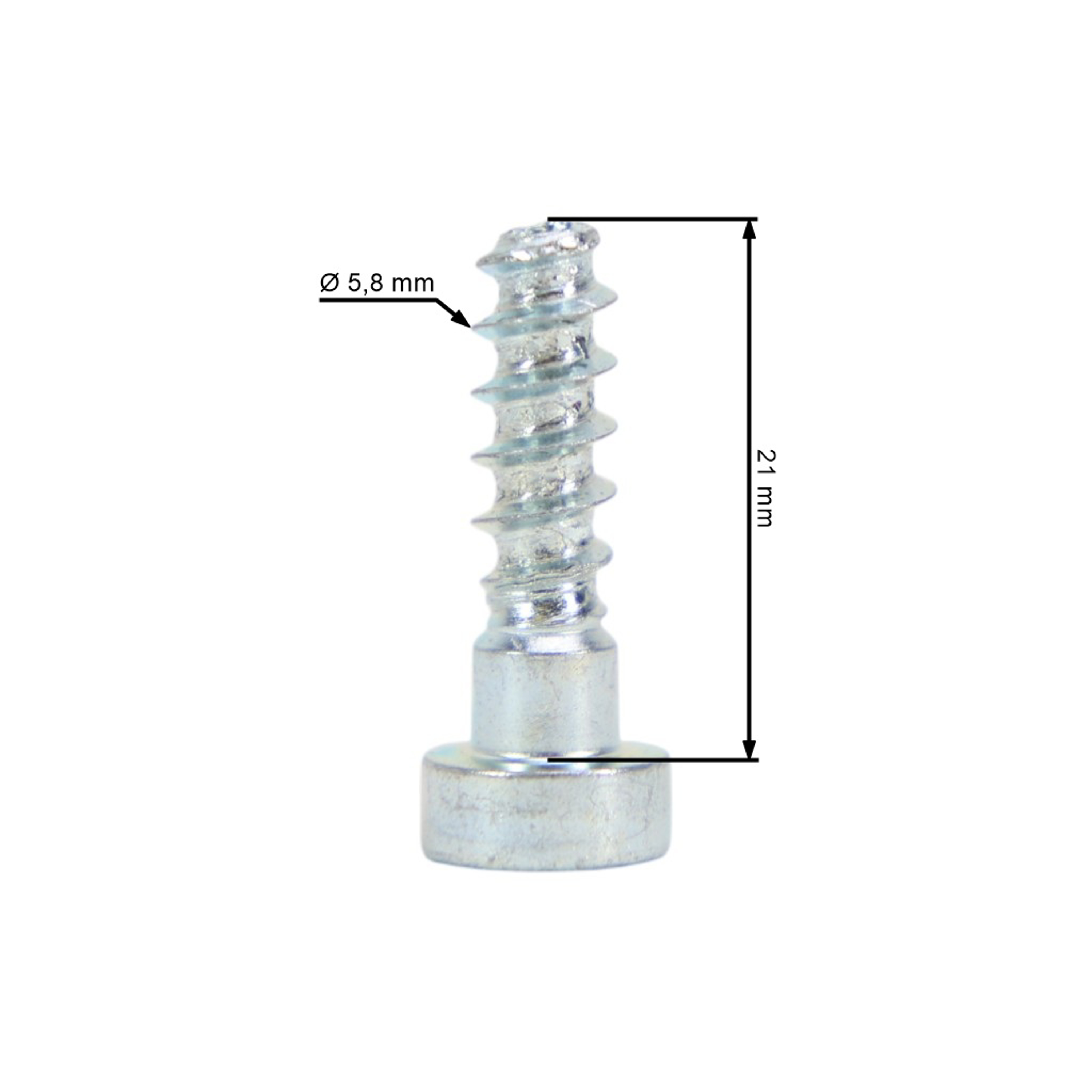 Šroub Stihl IS-P6 x 21.5 (OEM 90744784475)
